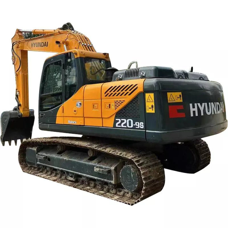 220lc-9s a utilisé l'excavatrice Made In Korea de Hyundai 22 tonnes d'excavatrices de chenille