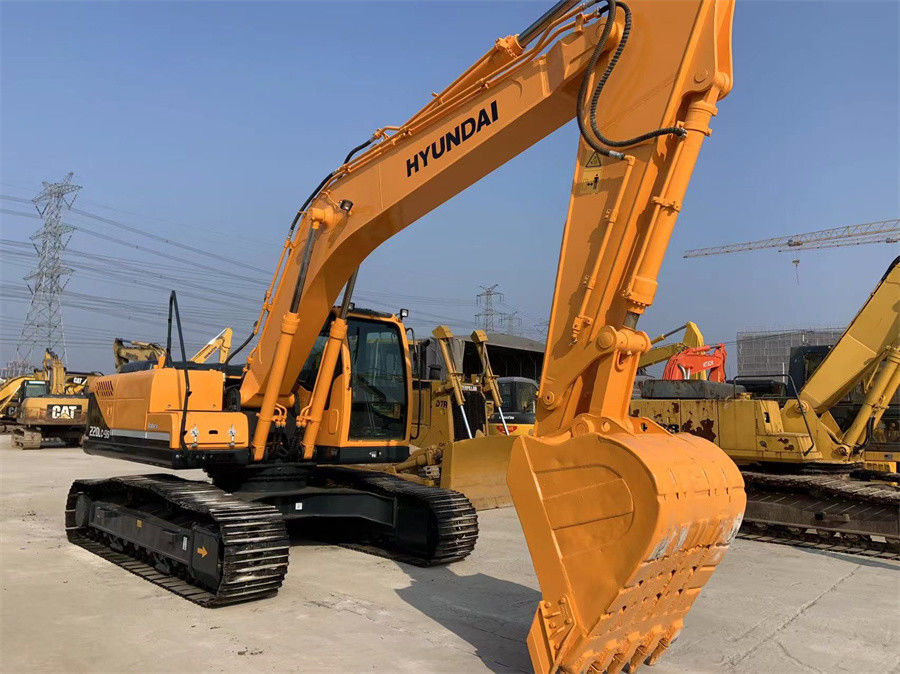 220lc-9s a utilisé l'excavatrice Made In Korea de Hyundai 22 tonnes d'excavatrices de chenille