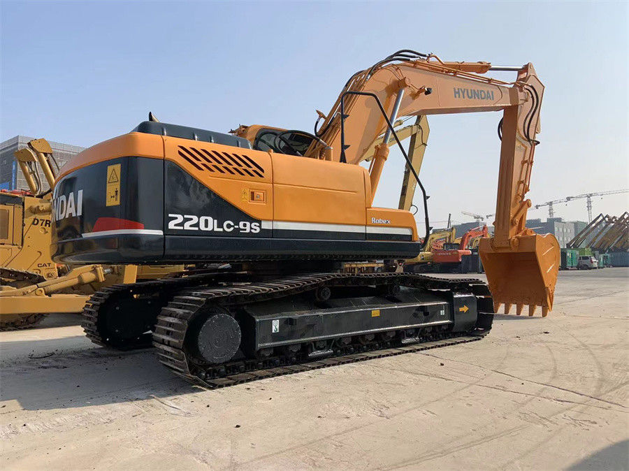 220lc-9s a utilisé l'excavatrice Made In Korea de Hyundai 22 tonnes d'excavatrices de chenille