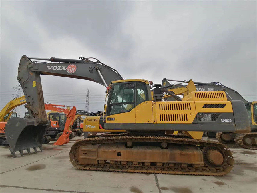 Excavatrice utilisée hydraulique de chenille de marque suédoise de Volvo Ec 480 d'excavatrice de Volvo grande 48 tonnes