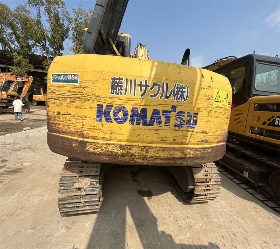 13 excavatrice utilisée de pelle rétro de Ton Hydraulic Mini Crawler Excavator KOMATSU PC130-7