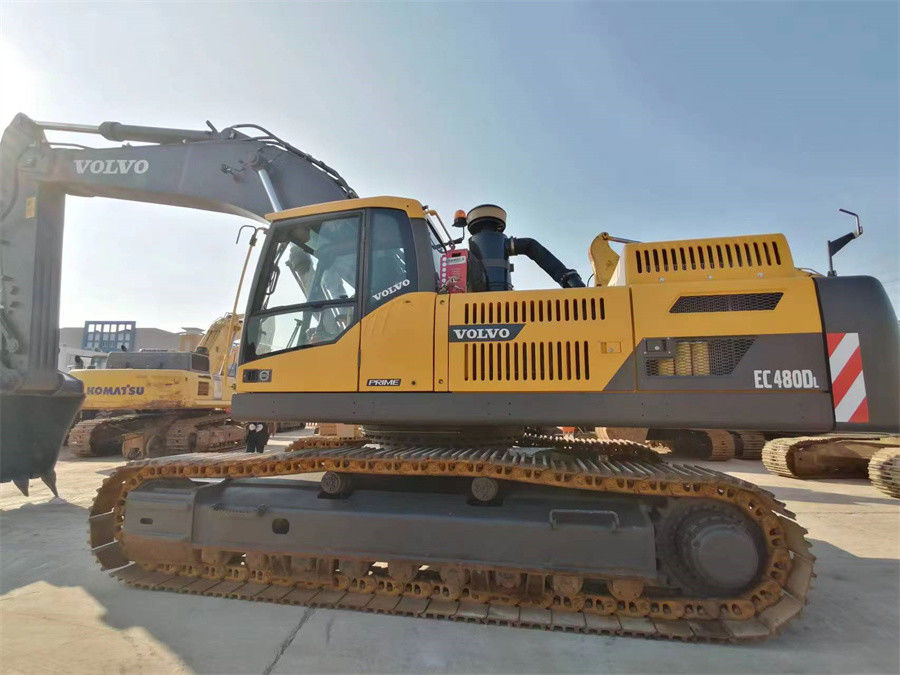 Excavatrice de Volvo utilisée par marque suédoise Ec480 48 tonnes de grande excavatrice de chenille
