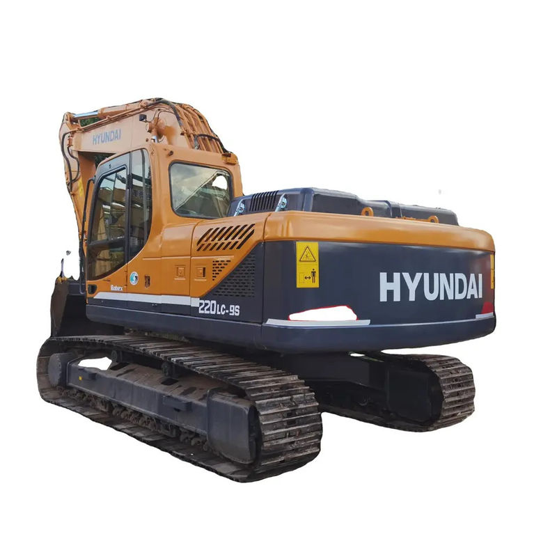 La Corée a employé le poids fonctionnant de l'excavatrice 220lc-9s de Hyundai 22 tonnes d'excavatrices de chenille