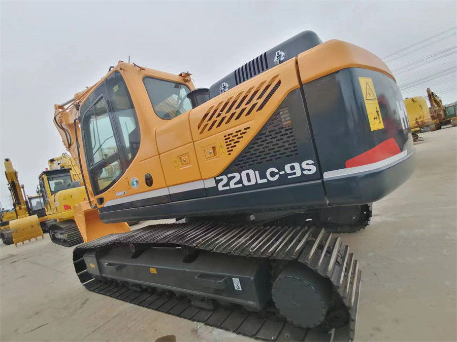 La Corée a employé le poids fonctionnant de l'excavatrice 220lc-9s de Hyundai 22 tonnes d'excavatrices de chenille