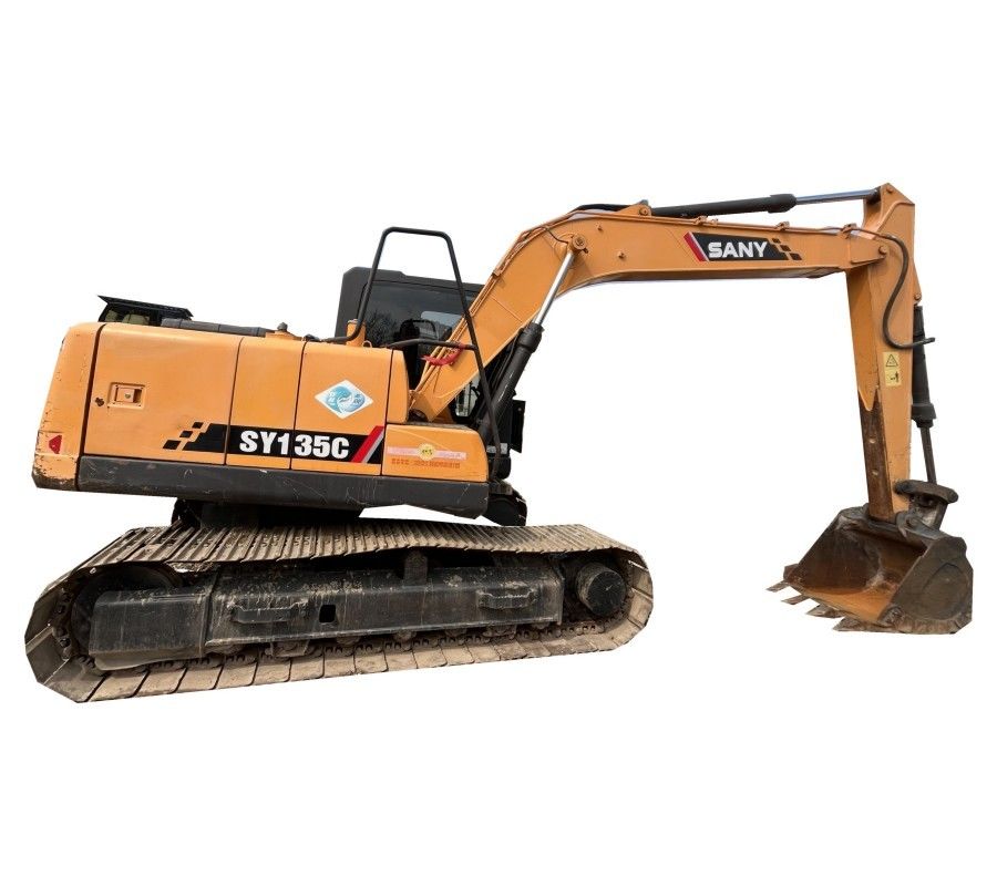 13 excavatrice hydraulique de chenille de pelle rétro de Ton Mini Used Sany Excavator SANY SY135C