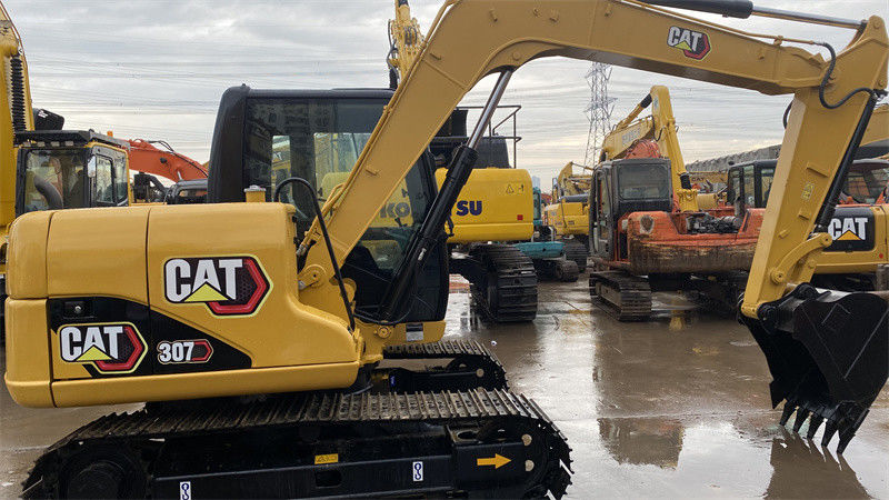 7 excavatrice Mini Small Digger Bucket Capacity 0.33m3 de CAT 307D de Ton Caterpillar