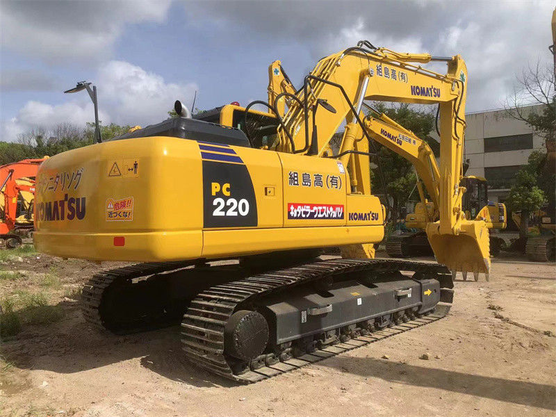 22 excavatrice PC200 PC220 PC240 de chenille de Ton Used Japan Excavator Komatsu PC220-8N1