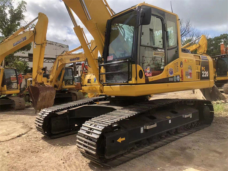 22 excavatrice PC200 PC220 PC240 de chenille de Ton Used Japan Excavator Komatsu PC220-8N1
