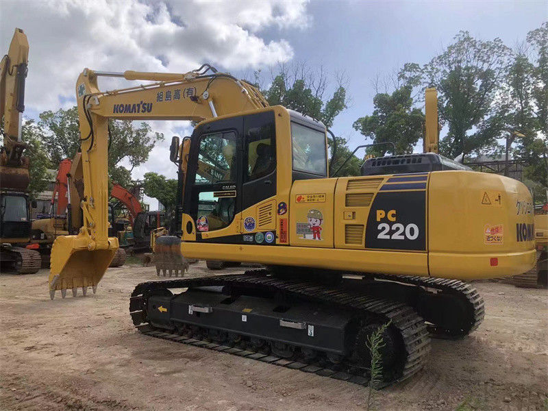22 excavatrice PC200 PC220 PC240 de chenille de Ton Used Japan Excavator Komatsu PC220-8N1