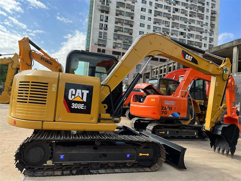 Excavatrice miniature utilisée CAT 308E2 Crawler Excavatrice utilisée Caterpillar 306 305 307 308