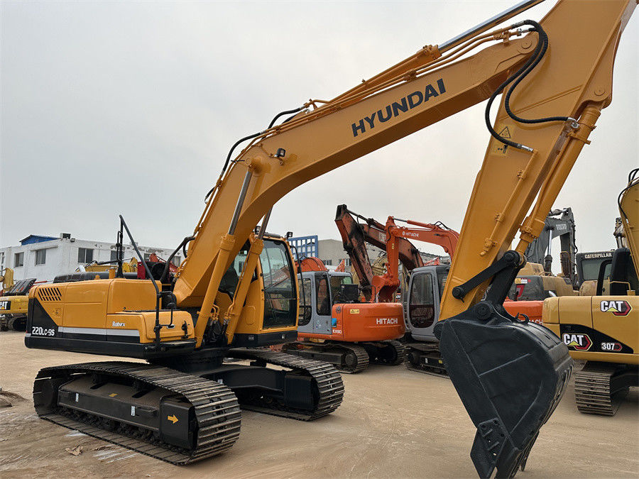 Hyundai 220 Excavator Hydraulique Crawler produit en Corée R220lc 9s