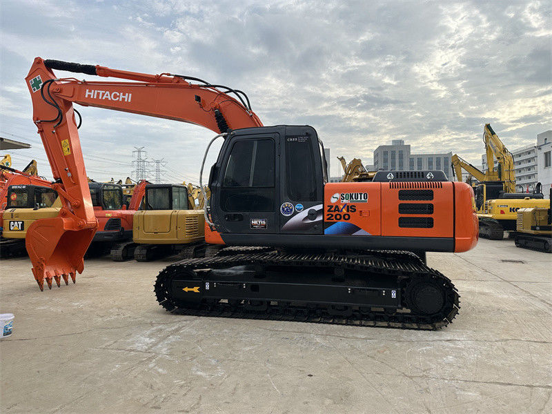 Excavatrice utilisée Hitachi ZX200LC Origine japonaise Excavatrice utilisée Hitachi Zx200 de 20 tonnes