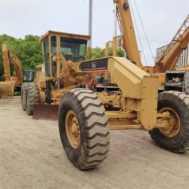 Amérique Origine Caterpillar CAT 14H Motor Grader Pour la construction de routes Déneigement