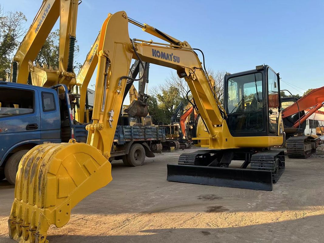 Comatsu PC56-7 mini-excavateur d'occasion 5 tonnes Comatsu excavateur en bon état