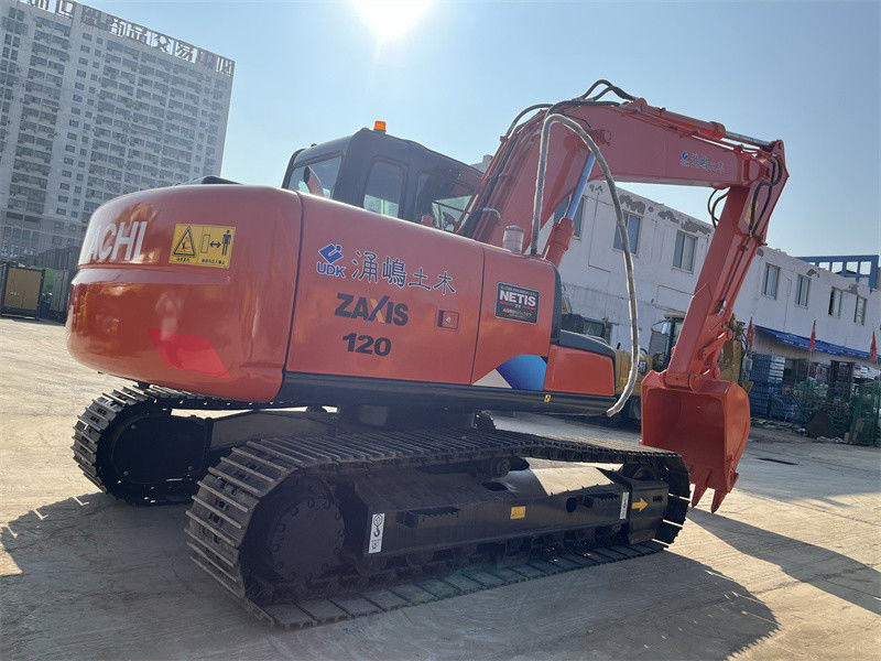 12 tonnes Excavatrice utilisée Hitachi ZX120 Japon Origine Excavatrice minière utilisée Hitachi Zx120