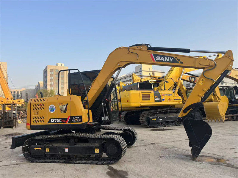 Sany SY75C Pro Excavateur d'occasion de seconde main 7,5 tonnes Sany Mini Digger