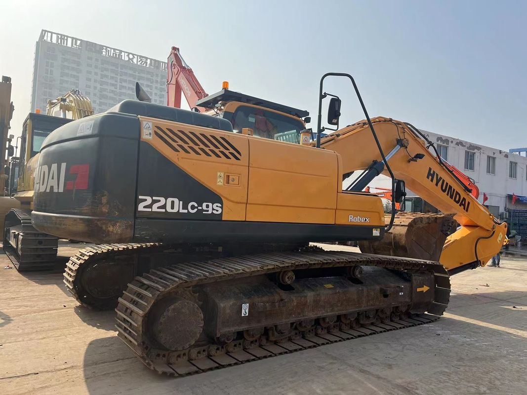 Excavateur hyundai d'origine 220LC-9S équipement lourd d'occasion 22 tonnes excavateur moyen d'occasion
