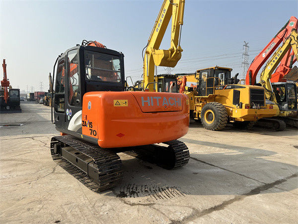 Excavatrices utilisées Hitachi ZX70 Excavatrice hydraulique à rampe utilisée 7 tonnes Mini Hitachi Excavatrice 70