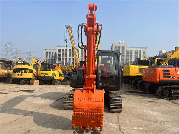 Excavatrices utilisées Hitachi ZX70 Excavatrice hydraulique à rampe utilisée 7 tonnes Mini Hitachi Excavatrice 70