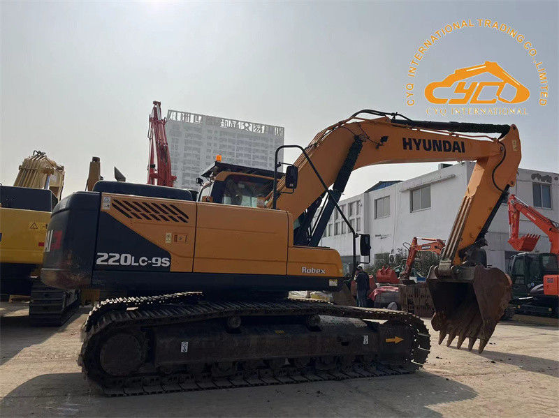 Peinture d'origine utilisée Hyundai 220LC-9S Excavator 22 Tonnes d'occasion Hyundai 220 Digger