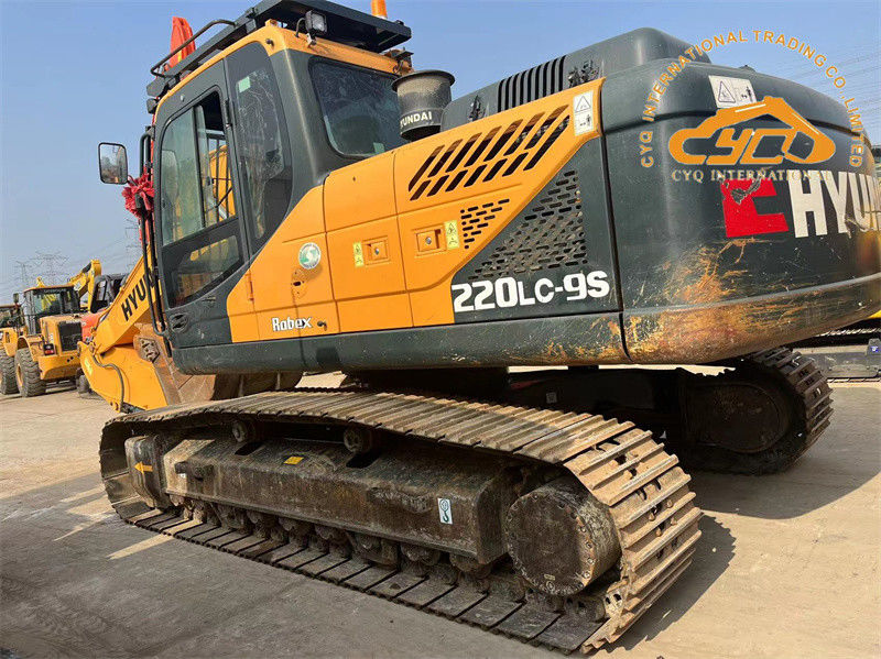Peinture d'origine utilisée Hyundai 220LC-9S Excavator 22 Tonnes d'occasion Hyundai 220 Digger