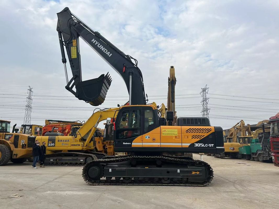 Doosan Hyundai 305lc-9t Excavatrices utilisées de grande taille 30 tonnes Excavatrice utilisée de grande taille Hyundai