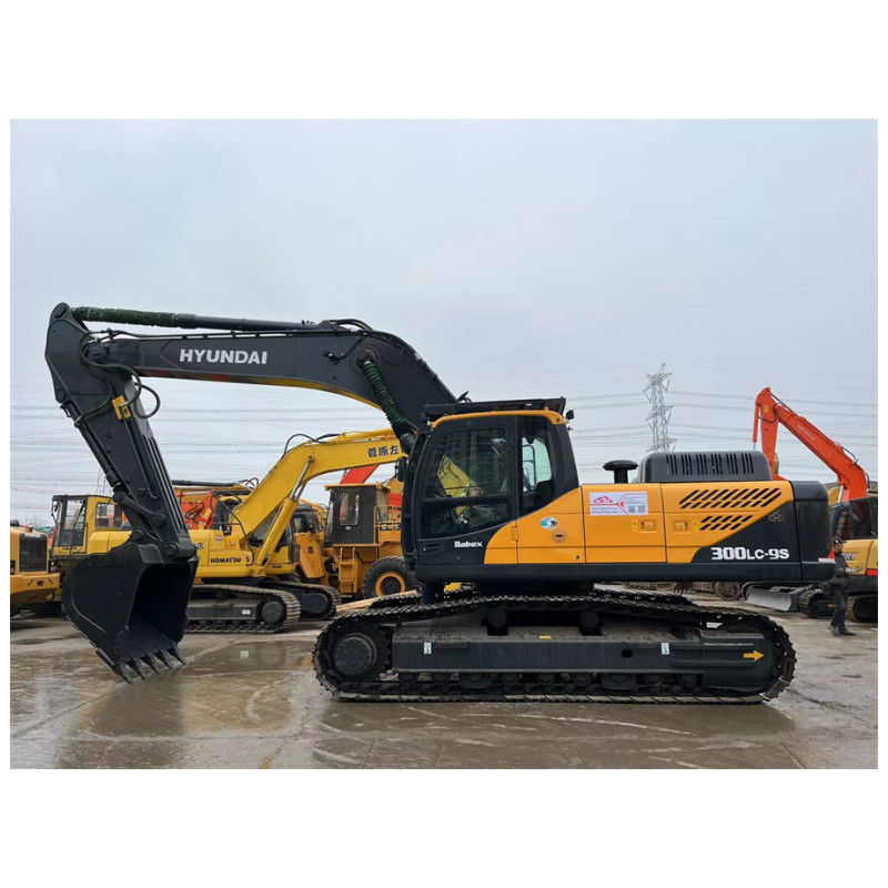 Hyundai R300LC-9S Excavatrice hydraulique utilisée pour la construction et l'exploitation minière Poids 30 tonnes