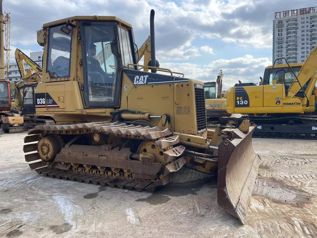Couleur d'origine Utilisé Dozer de chenille d'occasion Bulldozer Cat D3G