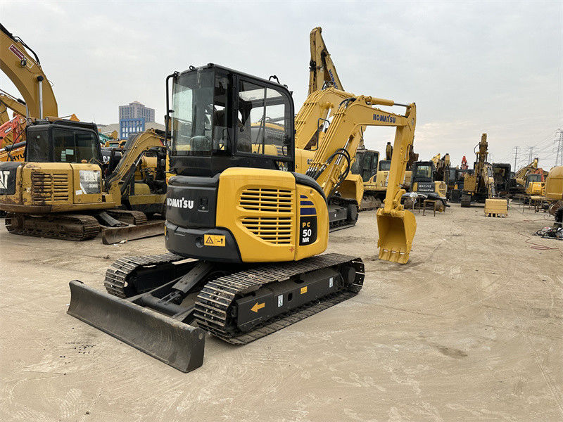 Utilisé Komatsu PC50MR-2 Mini Excavateur 5 Tonnes Utilisé Japon Excavateur Komatsu PC50