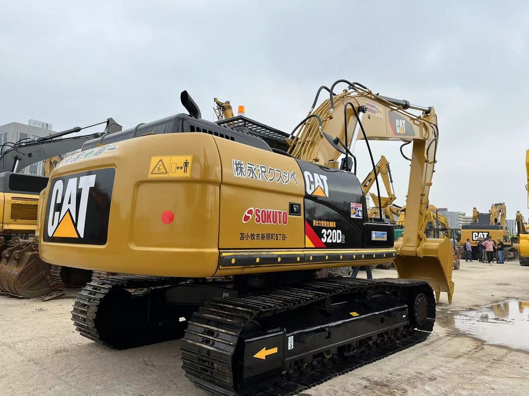 500 à 2000 heures d'utilisation Excavateur Caterpillar 320D2 sans fuite d'huile