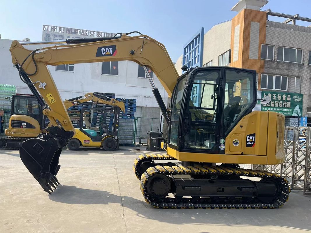 Caterpillar 307.5 Excavator 0.33 M3 Capacité de seau pour les projets de construction