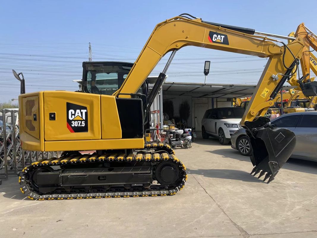 Caterpillar 307.5 Excavator 0.33 M3 Capacité de seau pour les projets de construction