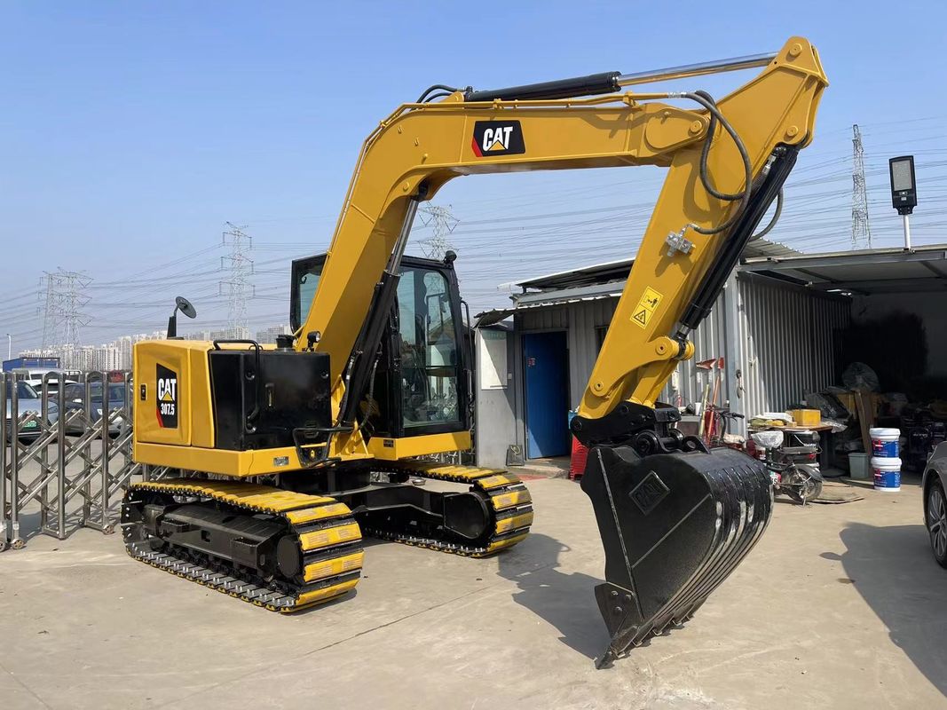 Caterpillar 307.5 Excavator 0.33 M3 Capacité de seau pour les projets de construction