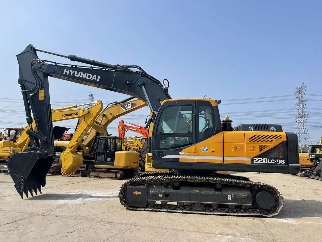 Excavateur Hyundai 220LC-9S Excavateur utilisé de grande taille de 22 tonnes