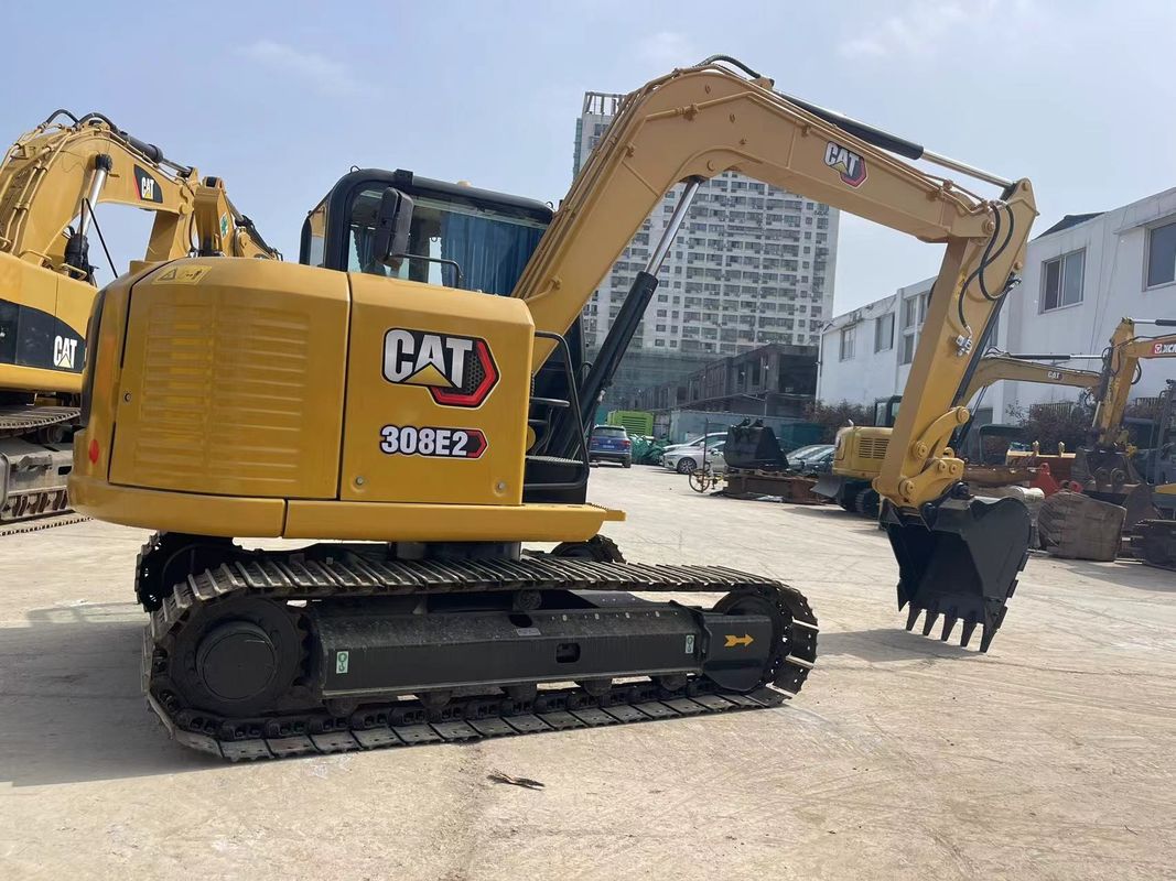 Excavateur de petit chat Cat 308E2 Excavateur mini 8 tonnes