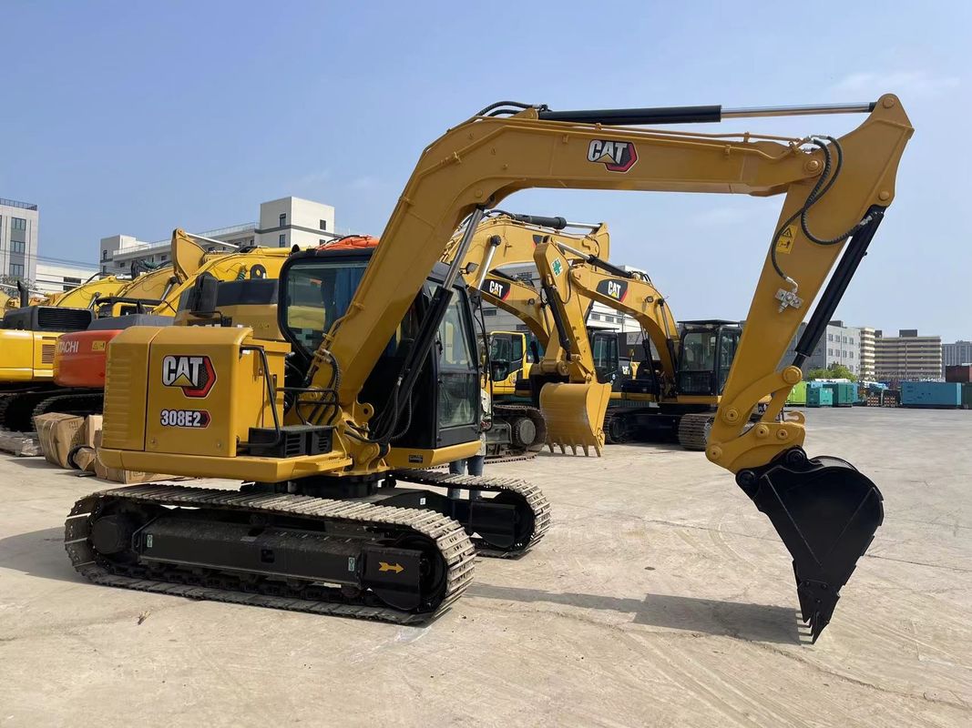Excavateur de petit chat Cat 308E2 Excavateur mini 8 tonnes