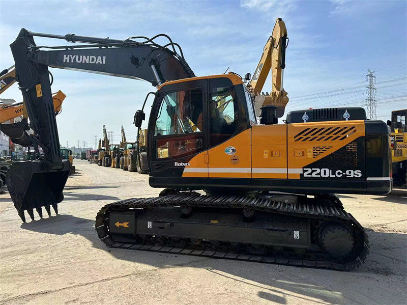 Hyundai R220LC-9S Excavateur de 22 tonnes Corée Hyundai 220 minier utilisé Creuseur