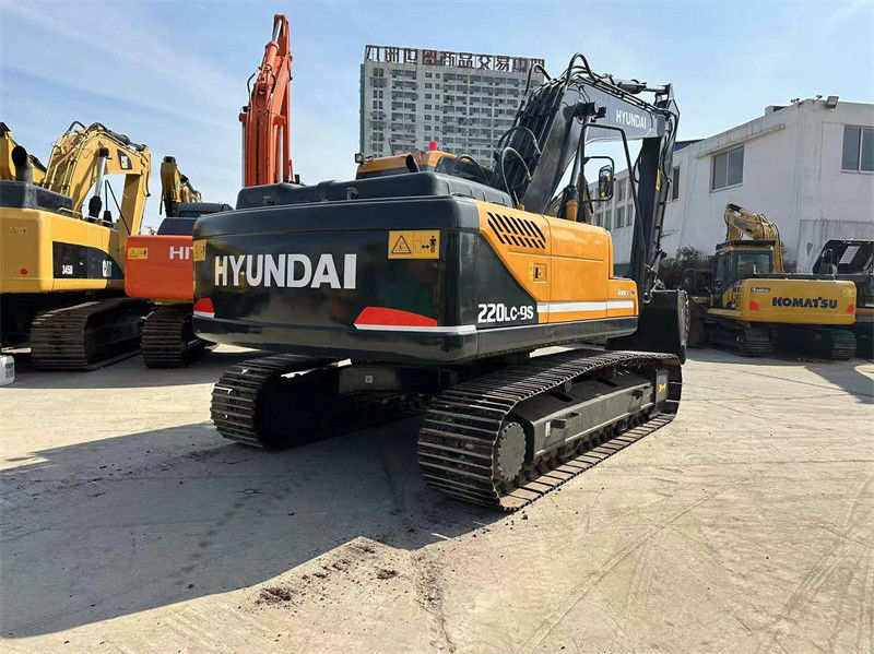 Hyundai R220LC-9S Excavateur de 22 tonnes Corée Hyundai 220 minier utilisé Creuseur