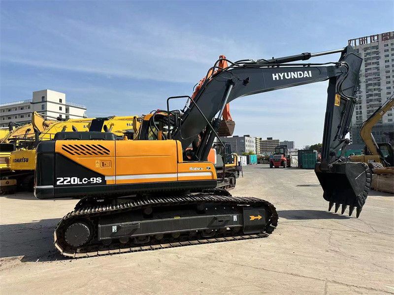Hyundai R220LC-9S Excavateur de 22 tonnes Corée Hyundai 220 minier utilisé Creuseur