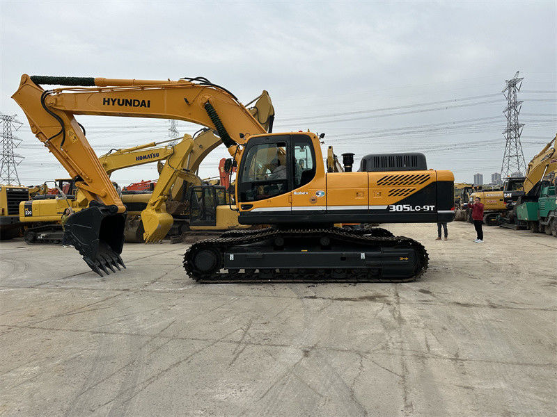 30 tonnes d'occasion Hyundai R305LC-9S Excavatrice Corée d'occasion Hyundai 305 Excavateur minier