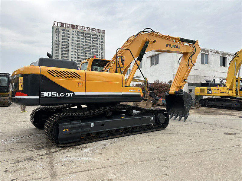 30 tonnes d'occasion Hyundai R305LC-9S Excavatrice Corée d'occasion Hyundai 305 Excavateur minier