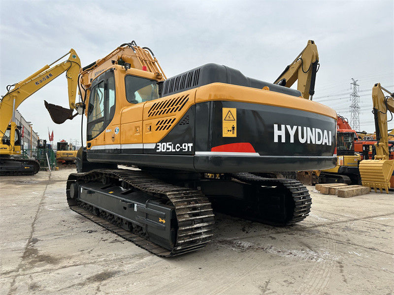 30 tonnes d'occasion Hyundai R305LC-9S Excavatrice Corée d'occasion Hyundai 305 Excavateur minier