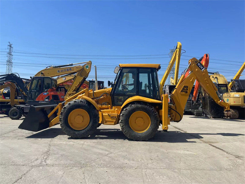 Origine États-Unis JCB 4CX chargeuse à roues utilisée JCB 4CX chargeuse à roues