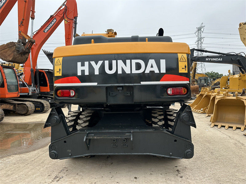 réaménagé Excavatrice à roues utilisée Hyundai R210W-9 Excavatrice à roues utilisée Hyundai 21 Ton 210