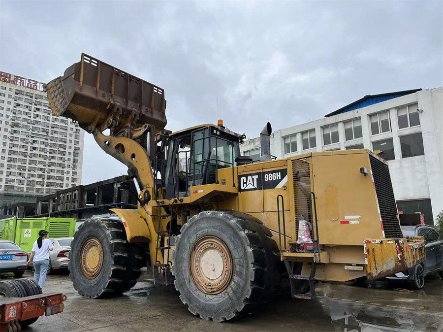 Couleur originale CAT 986H Chargeur avant moteur puissant C15