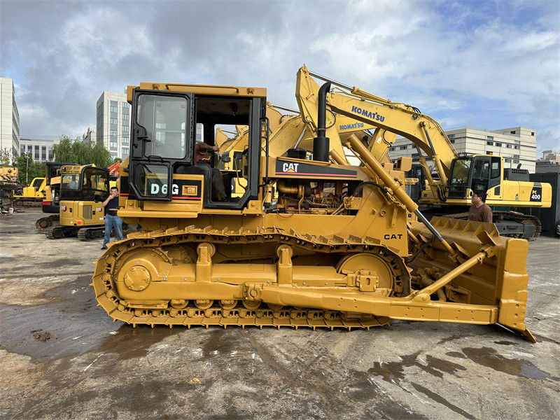 Repeindre le bulldozer CAT D6G utilisé le bulldozer Caterpillar D3C D5B D6 utilisé en bon état