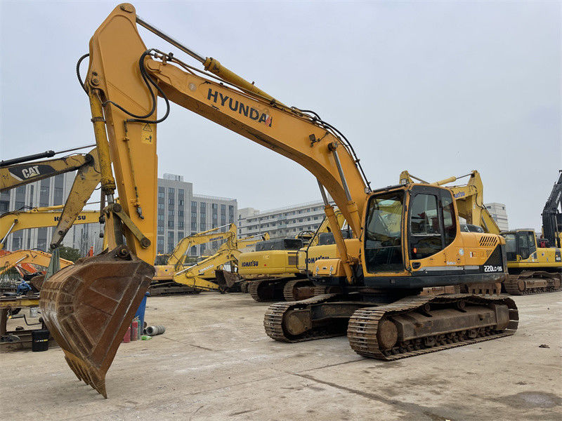 Excavatrice Hyundai 220LC-9S d'origine utilisée à haute performance avec une puissance de moteur de 112 kW