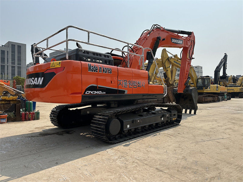 Corée Excavatrice utilisée Doosan DX340LCA 34 tonnes Excavatrice à rampe Doosan DX340