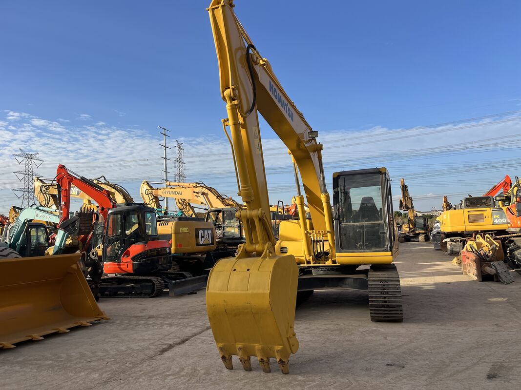 Excavateur hydraulique Komatsu PC120-6 usagé de 12 tonnes modèle 2015 pour la construction