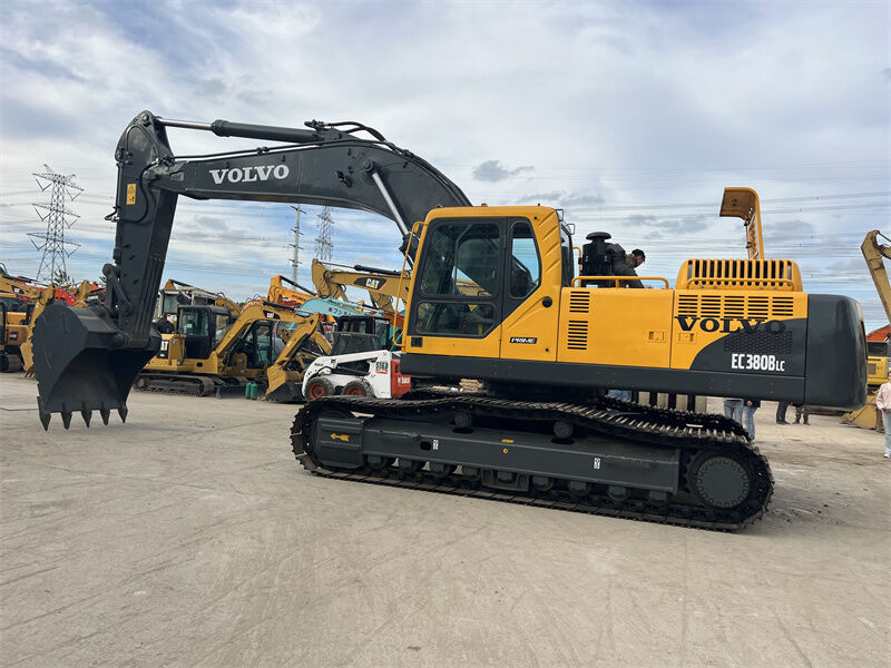 38 tonnes Excavateur Volvo EC380 utilisé Excavateur Volvo EC380BLC moyen à rampe